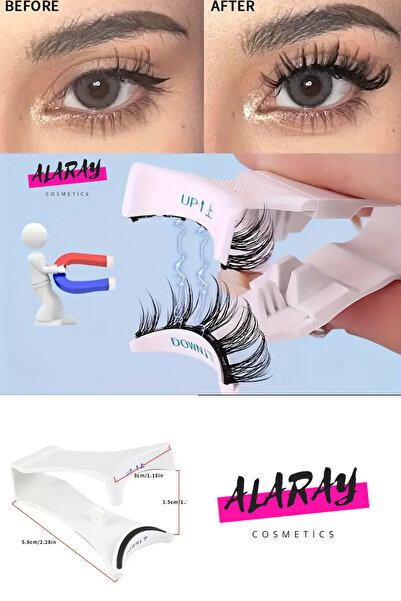alaraycosmetics MIKNATISLI TAKMA KİRPİK TAKMA APARATI-MANYETİK KİRPİK HIZLI TAKMA APARATI 1 ADET
