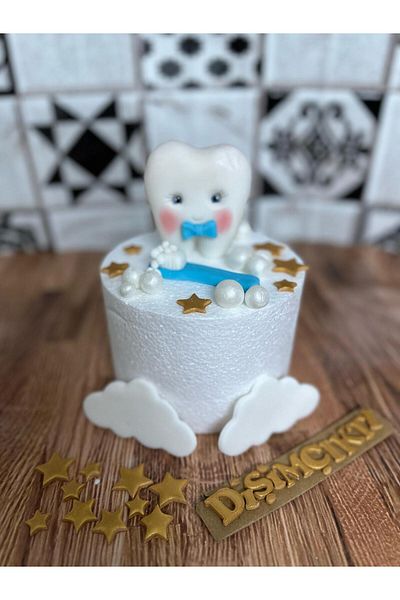 by şeyda palancı My First Tooth from Sugar Dough & Tooth Wheat Pastry Figures Baby Boy