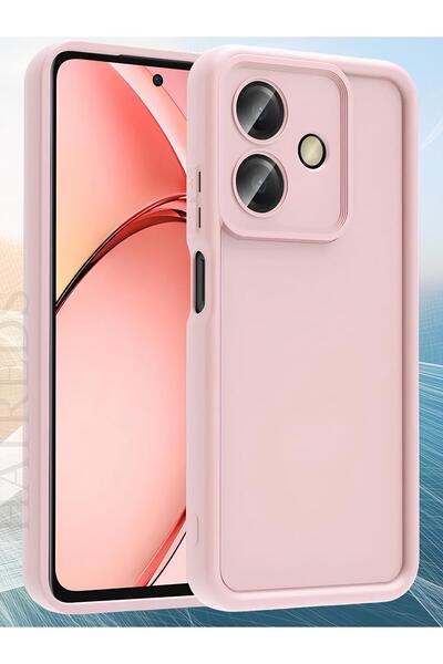 Hatreds Oppo A3 Kılıf Kamera Korumalı Kenar Çıkıntılı Soft Renkli Silikon Kap...