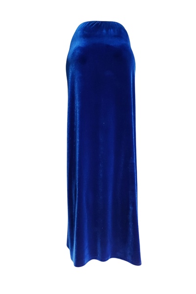 modayiğit Likralı Düz dar kadife etek