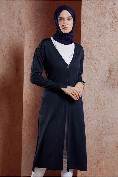 Alvina 45001 Model Tricotaj cu curea Cardigan