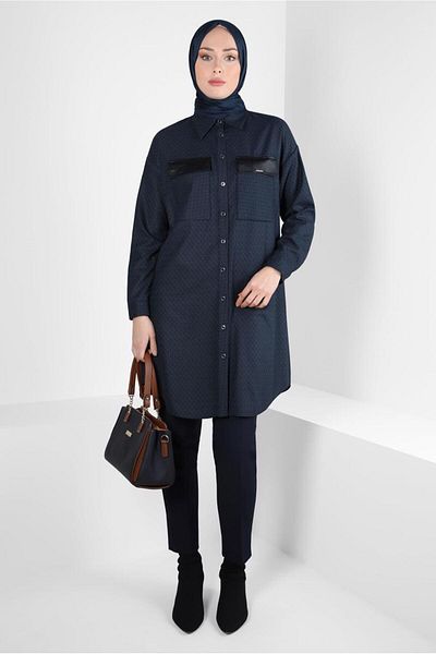 Alvina SHIRT COLLAR TUNIC 44303-2