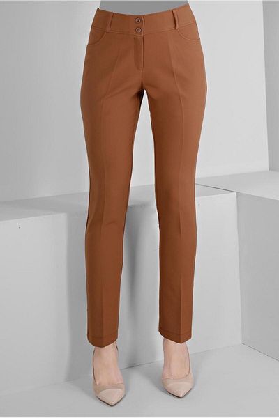 Alvina Buttoned Classic Cut Trousers 70459