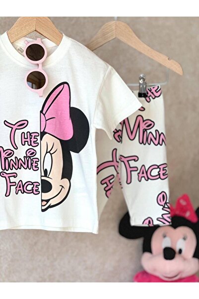 KOKOŞ BEBEK Minnie Mouse Shorts Girl Set |   Between 2/8 Years