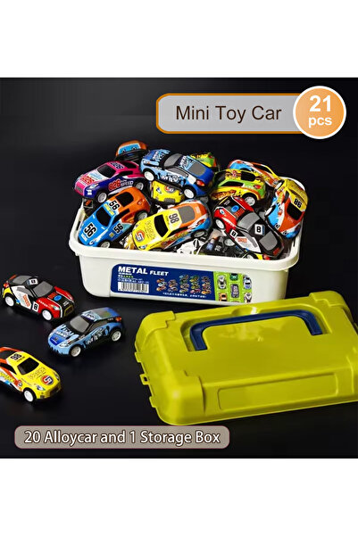 Choice مجموعة هدايا تعليمية مكونة من 20 سيارة لعبة مصنوعة من السبائك المعدنية...