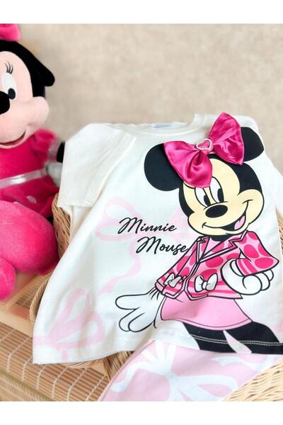 KOKOŞ BEBEK Minnie Mouse Leggings Set |   Between 2/8 Years