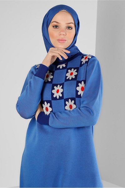 Alvina Tunica Tricotaj 43178 - Motiv Floral
