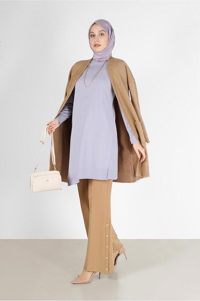 Alvina ASYMMETRIC CUT BASIC KNITWEAR TUNIC 42048