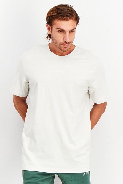 adidas Men Sportswear Fit Short Sleeves Reveal Essentials Tee, Light Grey
