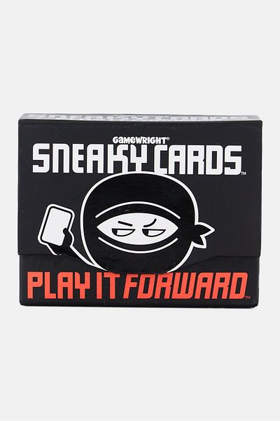 Gamewright Sneaky Cards Play It Forward, Black