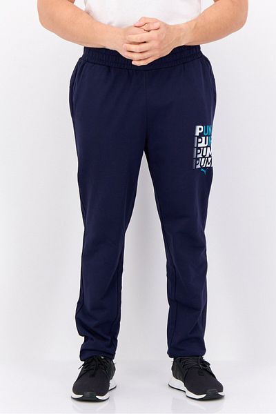 Puma Men Slim Fit Training Sweatpants, Navy