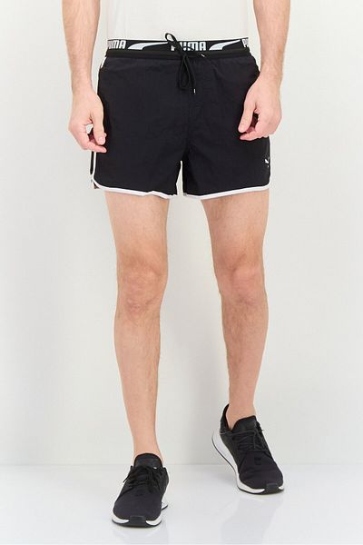 Puma Men Brand Logo Board Shorts, Black
