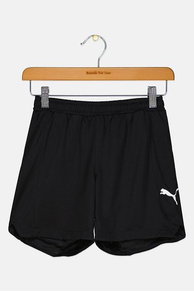 Puma Kids Boy Relaxed Fit Basketball Shorts, Black