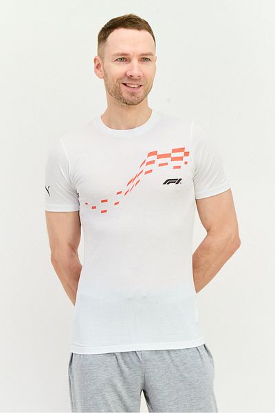 Puma Men Sportswear Fit Short Sleeves Outdoor T-shirt, White