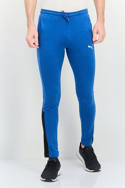 Puma Men Slim Fit Training Track Pants, Blue