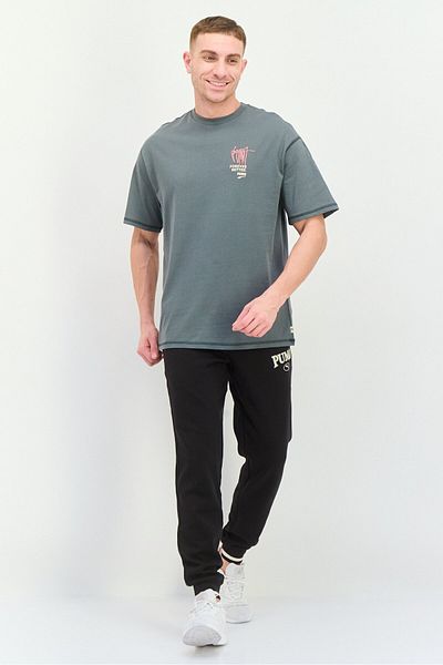 Puma Men Relaxed Fit Short Sleeves Outdoor T-shirt, Mineral Grey
