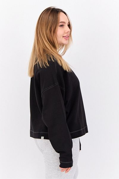 Puma Women Sportswear Fit Long Sleeves Outdoor Sweatshirt, Black