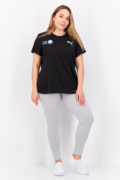 Puma Women Sportswear Fit Short Sleeve Singapore Marathon 2023 Running T-Shirt, Black