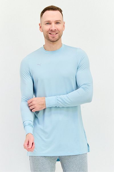 Puma Men Sportswear Fit Long Sleeve Training Top, Turquoise