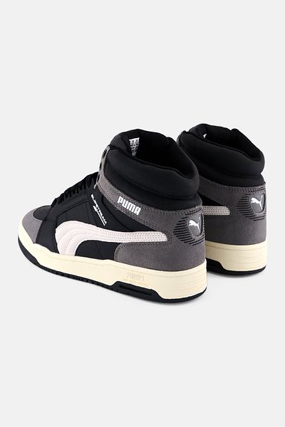 Puma Men Slipstream Mid Heritage Lace Up Training Shoes, Black/grey Combo