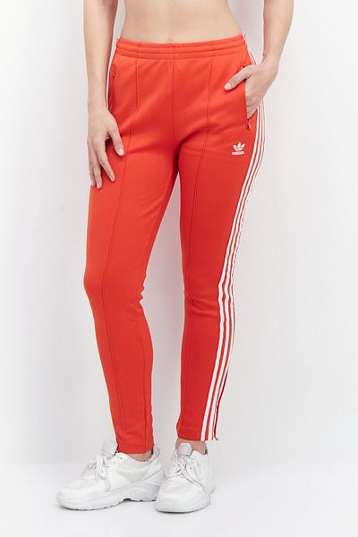 adidas Women Slim Fit Training Sweatpants, Red