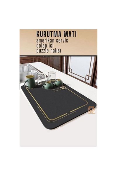 Skygo Dish Rinsing Drying Mat Drainer Absorbent D.Reohouri Design