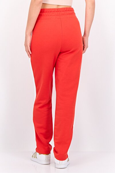 Puma Women Sportswear Fit Outdoor Sweatpants, Burnt Red/White