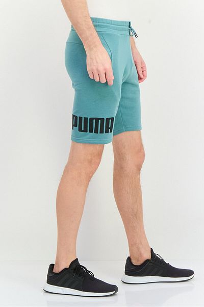 Puma شورت رياضي رجالي للجري، لون أخضر حكيم