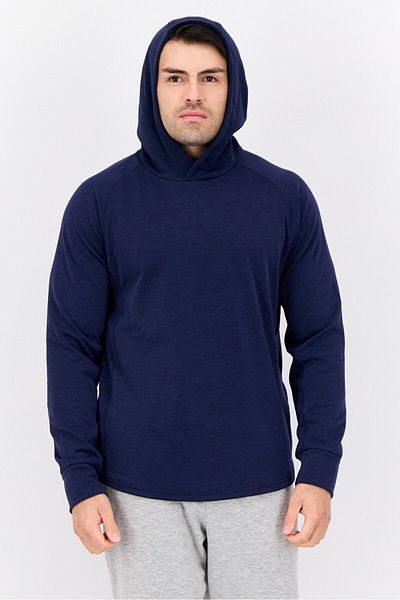 motion Men Hooded Long Sleeve Outdoor Sweatshirts, Navy
