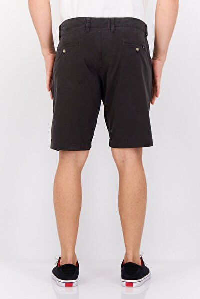 Nautica Men Slim Fit Plain Basic Shorts, Slate Grey