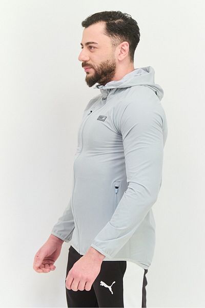 Puma Men Sportswear Fit Long Sleeve Outdoor Jacket, Grey