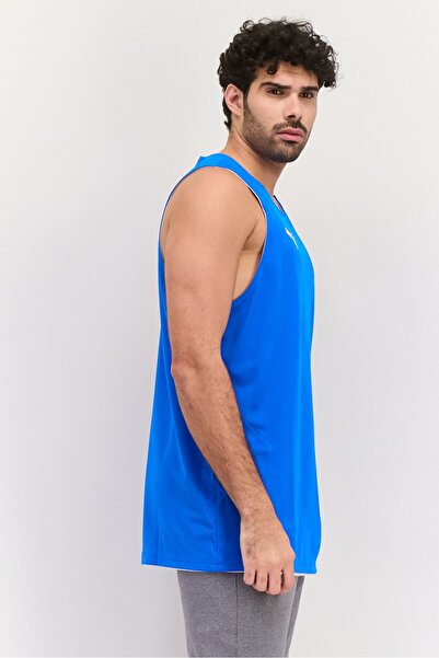 Puma Men Sportswear Fit Sleeveless Training Vest, Blue