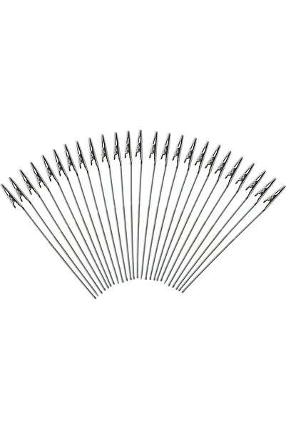 COOYA 50 Pcs Alligator Clips with Wire Rope, 15cm, Metal Material, for DIY Card Clip