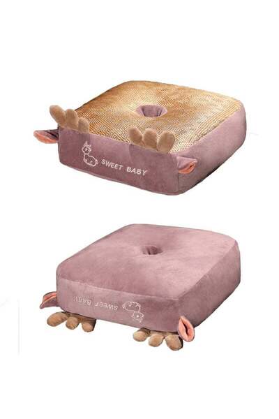 COOYA Cartoon Cushion, Winter and Summer Can Be Used, 40x40x15cm, Suitable for Dining Room Living Room