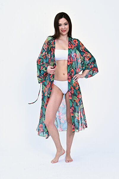 JOLT Patterned Women's Kimono Model No: 002