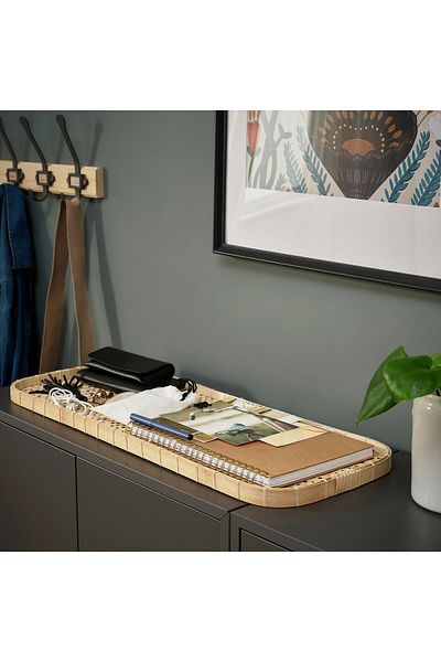 IKEA GR MÖRT Tray, bamboo, 71 x 27 cm