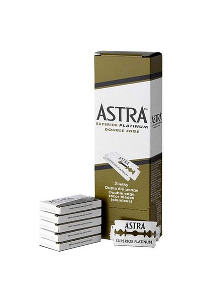 Gillette Astra Platinum Shaving Razor Double Edge Double Edge 100Pcs 7702018007257   Category