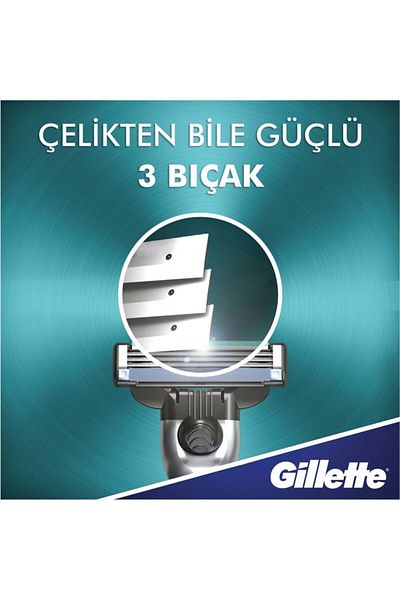 Gillette Mach3 8-Piece Spare Razor Blade Cardboard Pack