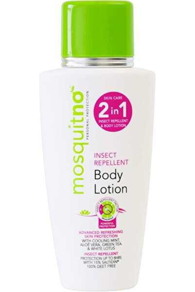 Mosquitno لوشن للجسم ٢ في ١ طارد للحشرات | ١٠٠ مل | نعناع منعش، صبار، شاي أخض...