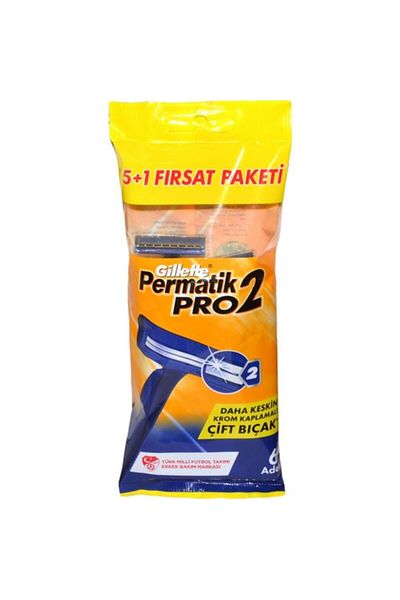 Gillette Permatik Pro2 Razor 6 Pieces Bag7702018603237 Shaving Razor
