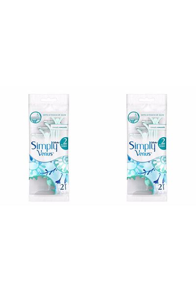 Gillette Venus Simply 2 Women's Razor 2 Pack of 2