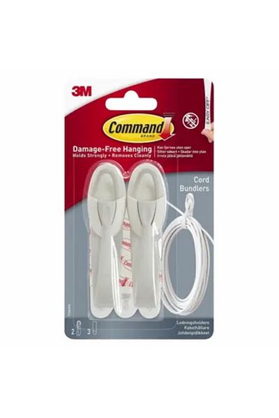 3M Command Cord Bundlers with Adhesive Strips (9.4 x 2.6 cm)