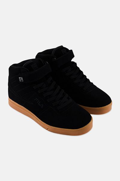 FILA Men Vulc 13 Gum High Cut Velcro Closure Outdoor Shoes, Black