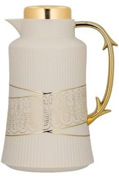 ALSAIF Deva Coffee And Tea Vaccum Flask In Beige / Leak-proof And Keeps Drinks Hot 1 Liter