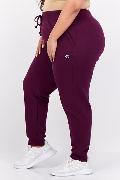 Champion Women Plus Size Outdoor Sweatpants, Burgundy
