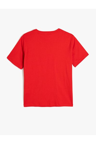 Koton Short Sleeve Crew Neck Cotton Basic T-Shirt