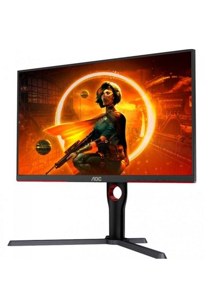 Aoc Monitor Gaming VA LED AOC 27" Q27G3XMN/BK, QHD (2560 x 1440), HDMI, Pivot, 180 Hz, 1 ms (Negru/Rosu)