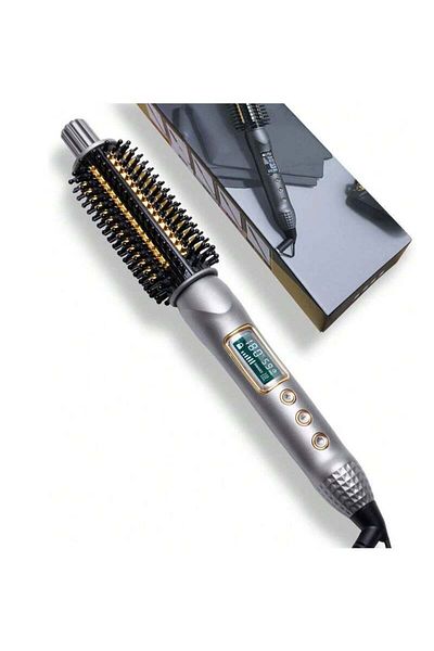 COOYA Curling Iron Brush, 1.25 Inch, Professional Anti-Iron, Instant Heat, Suitable for Blow Dry Styling