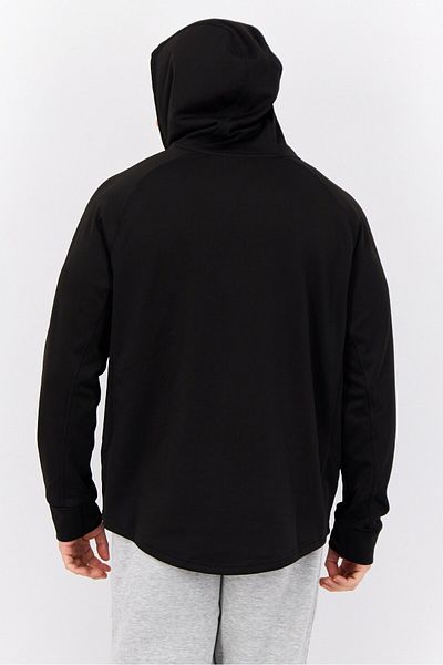 motion Men Sportswear Fit Long Sleeve Training Hoodie, Black