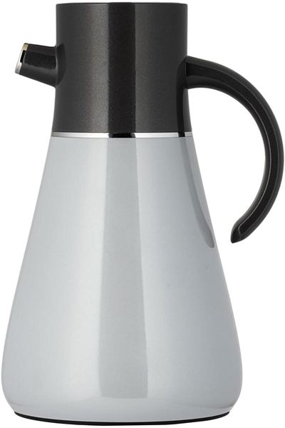 ALSAIF Coffee And Tea Vaccum Flask In Grey / Leak-proof And Keeps Drinks Hot 1 Liter